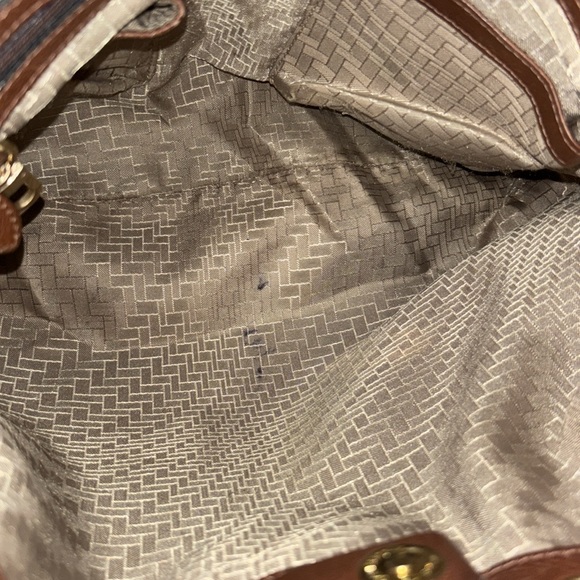 Cole Haan Leather Drawstring Shoulder Bag EUC - Picture 14 of 16